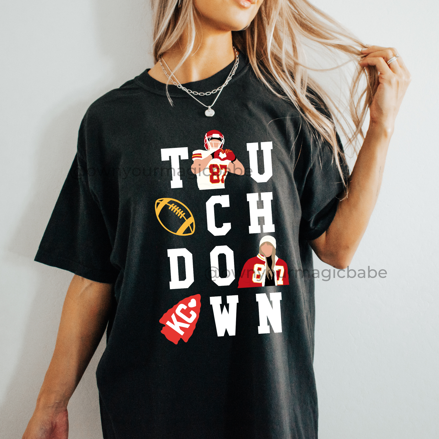 Touchdown SHORT SLEEVES - WHITE FONT