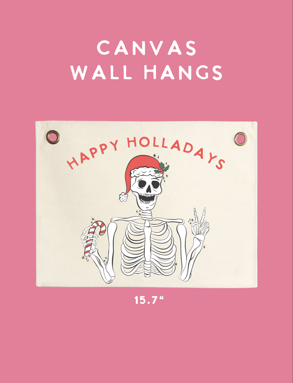 Happy holladays wall hang