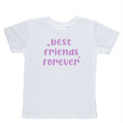 Best friends forever white shirt