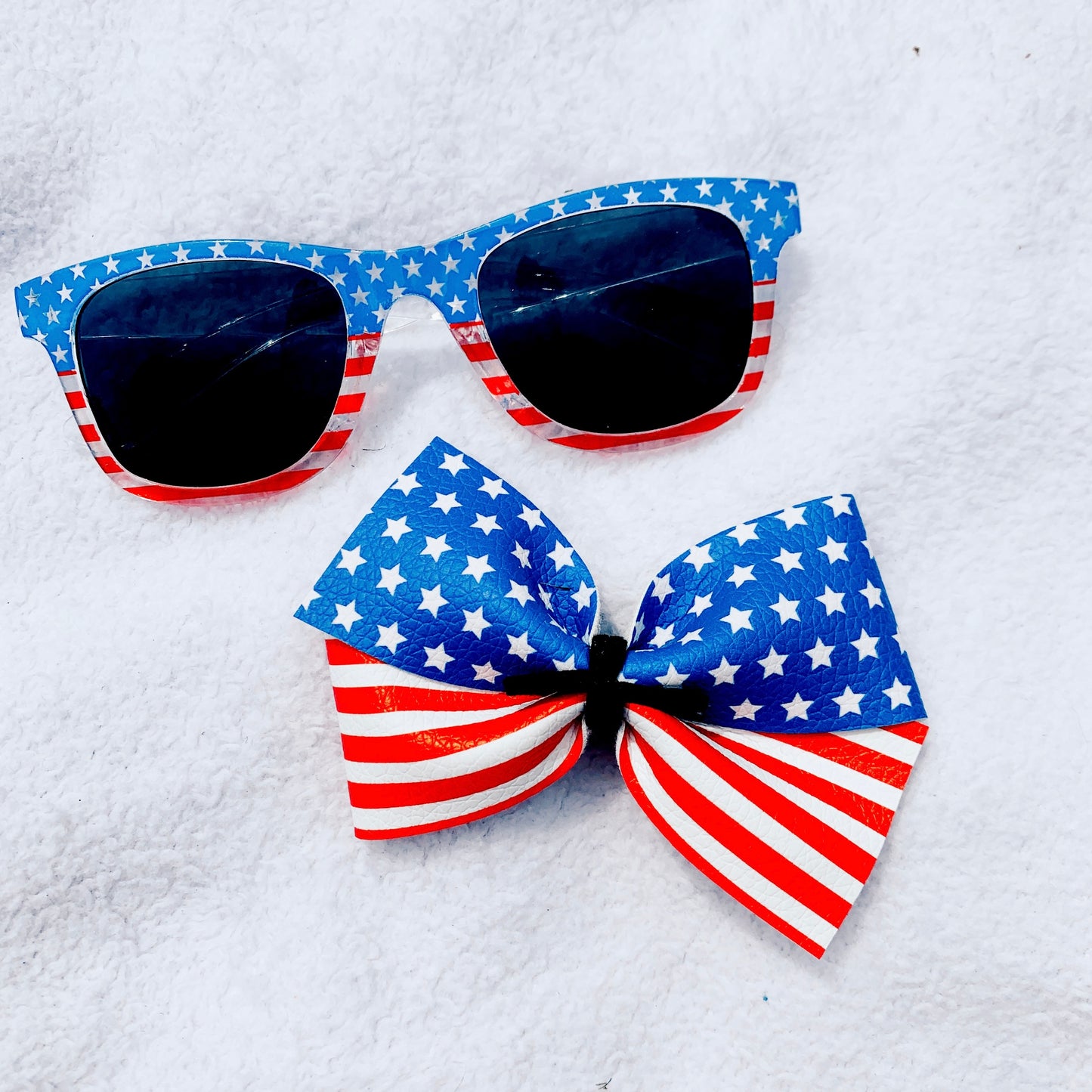 Stars and stripes bow