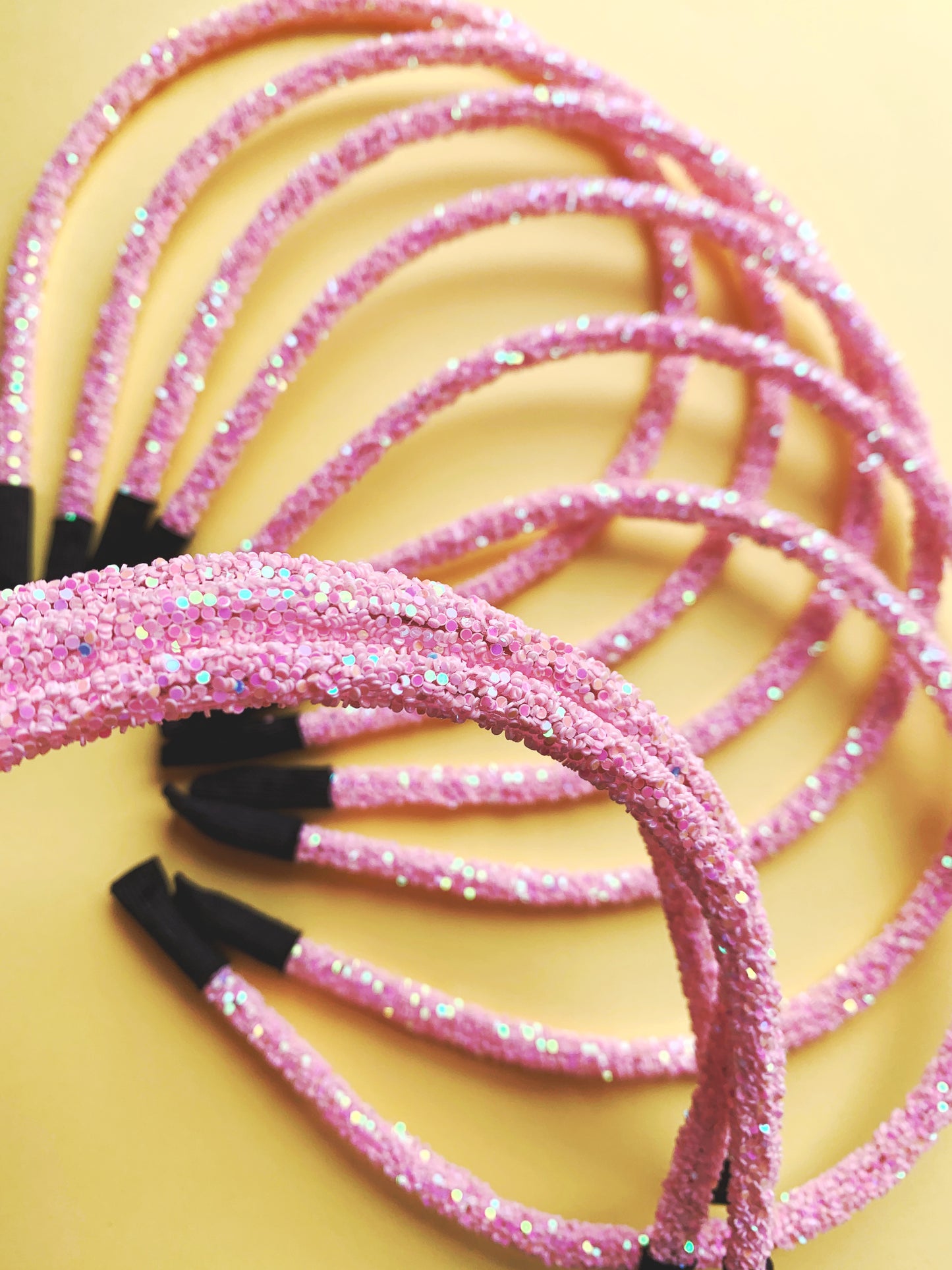Ballerina Pink Chunky Glitter Headband