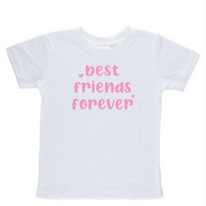 Best friends forever white shirt