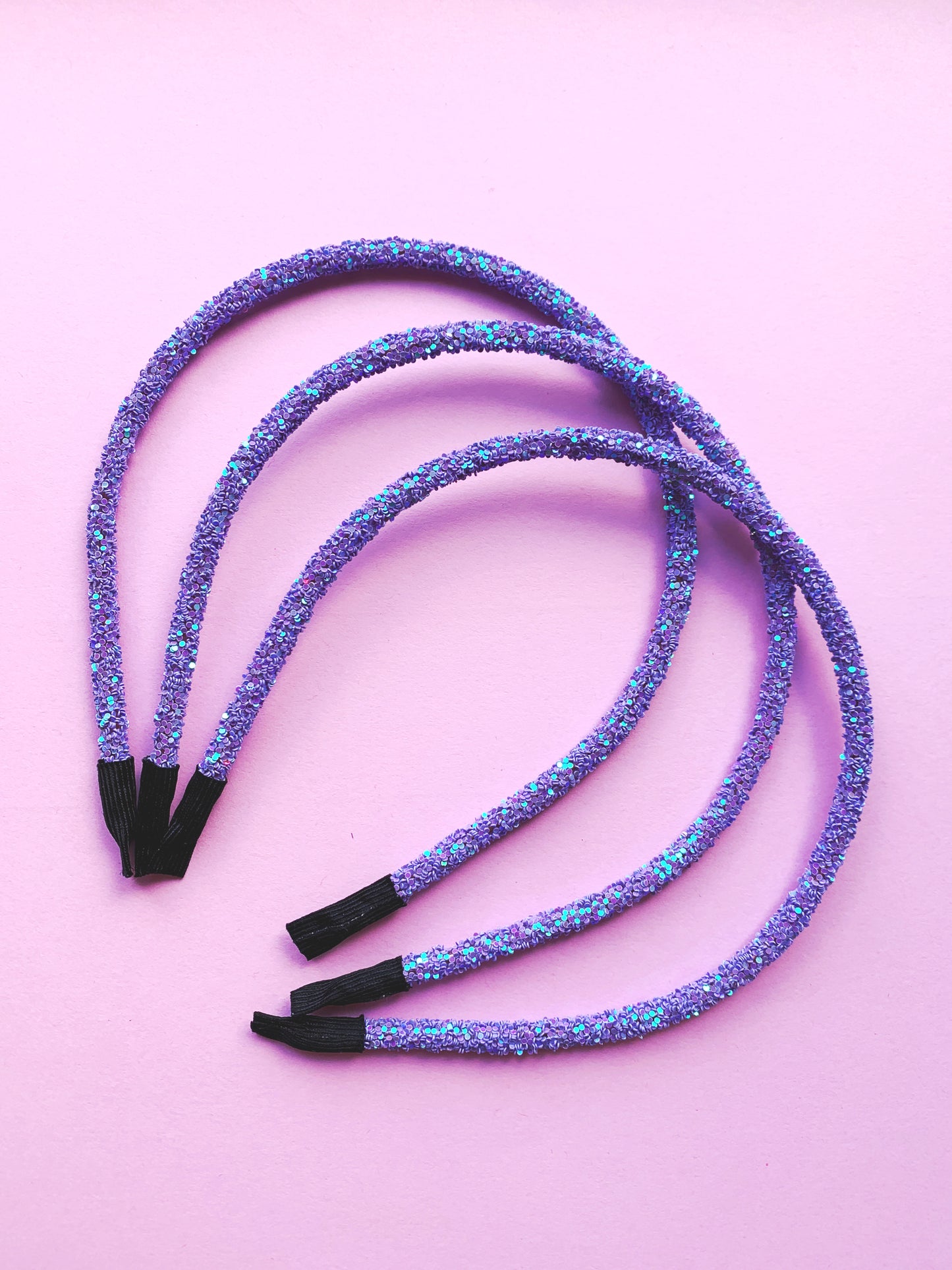 Purple Chunky Glitter Headband