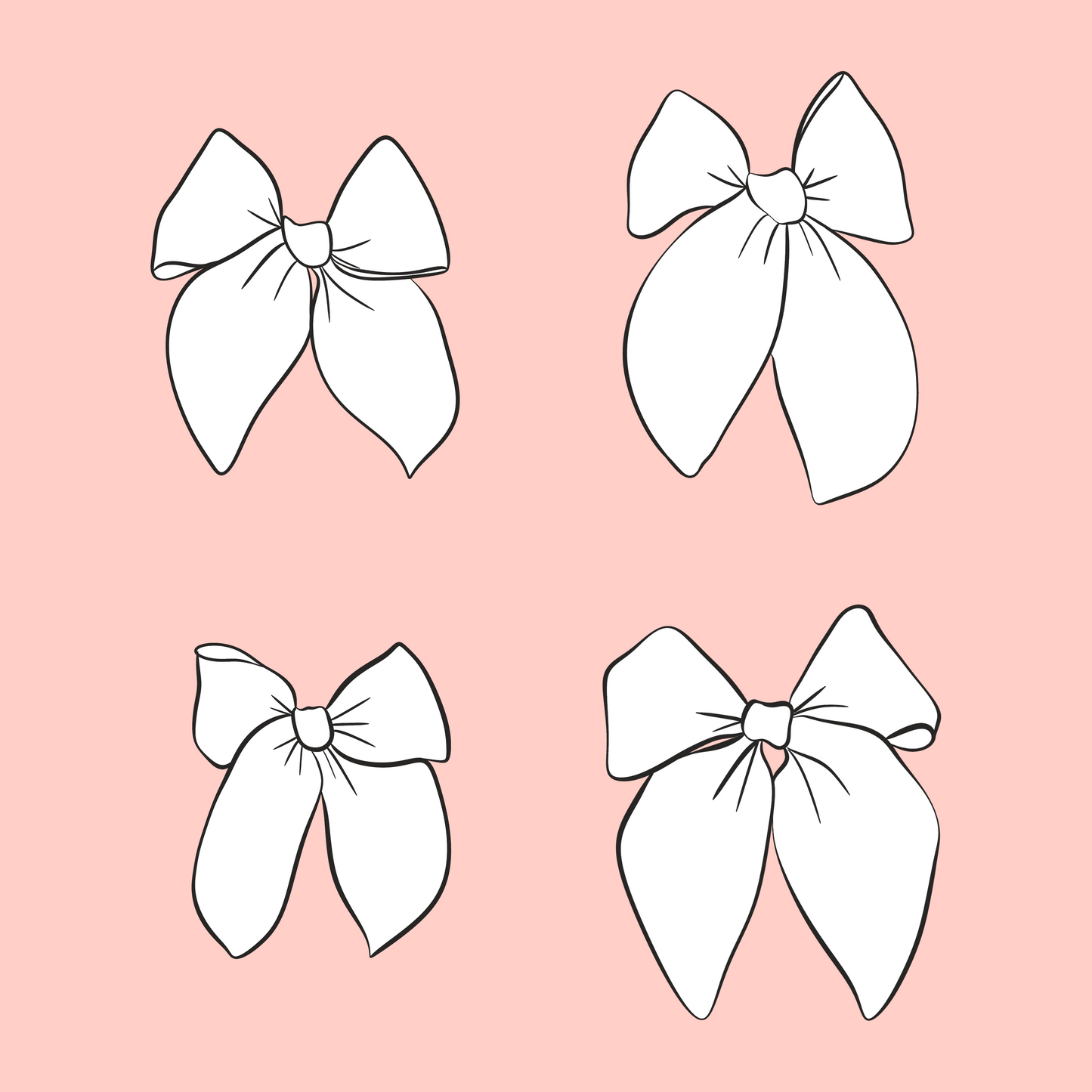 Solid Muslin Colored Bow Strips