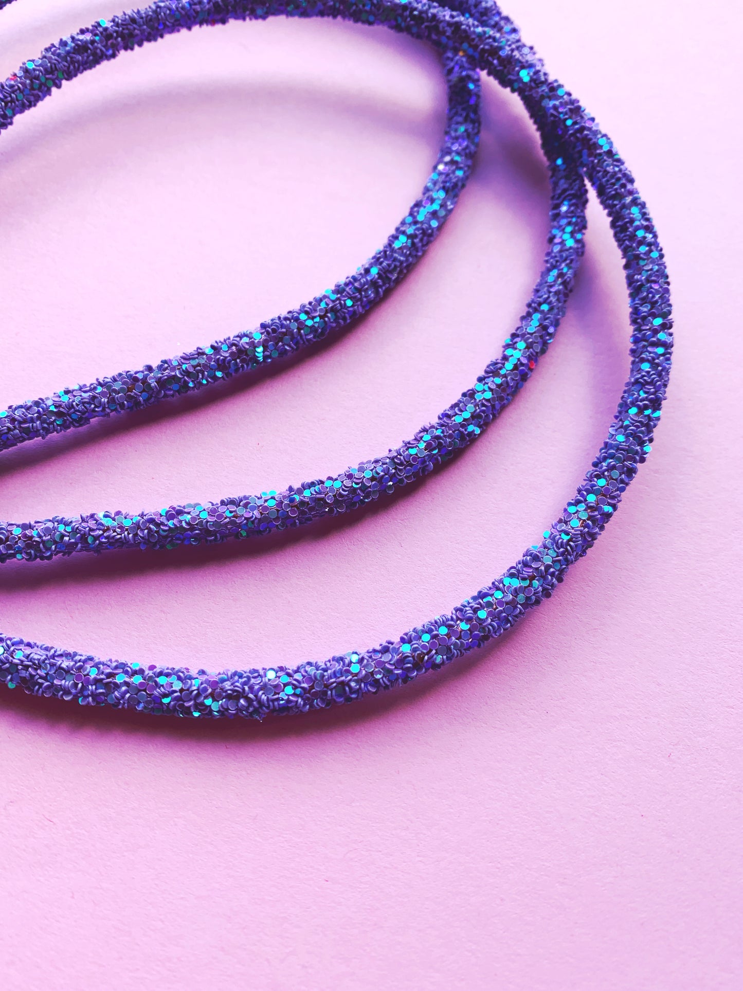 Purple Chunky Glitter Headband