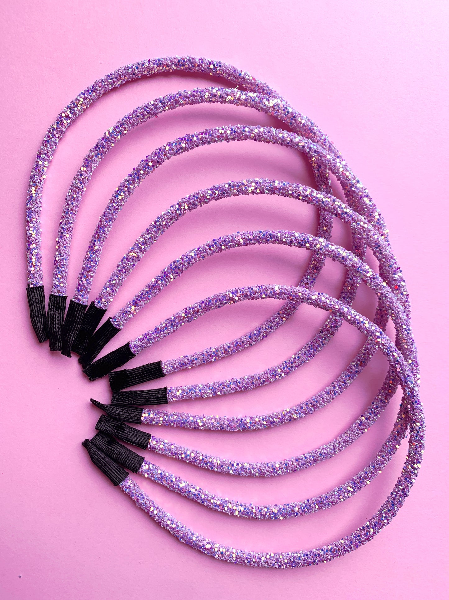 Light Purple Chunky Glitter Headband