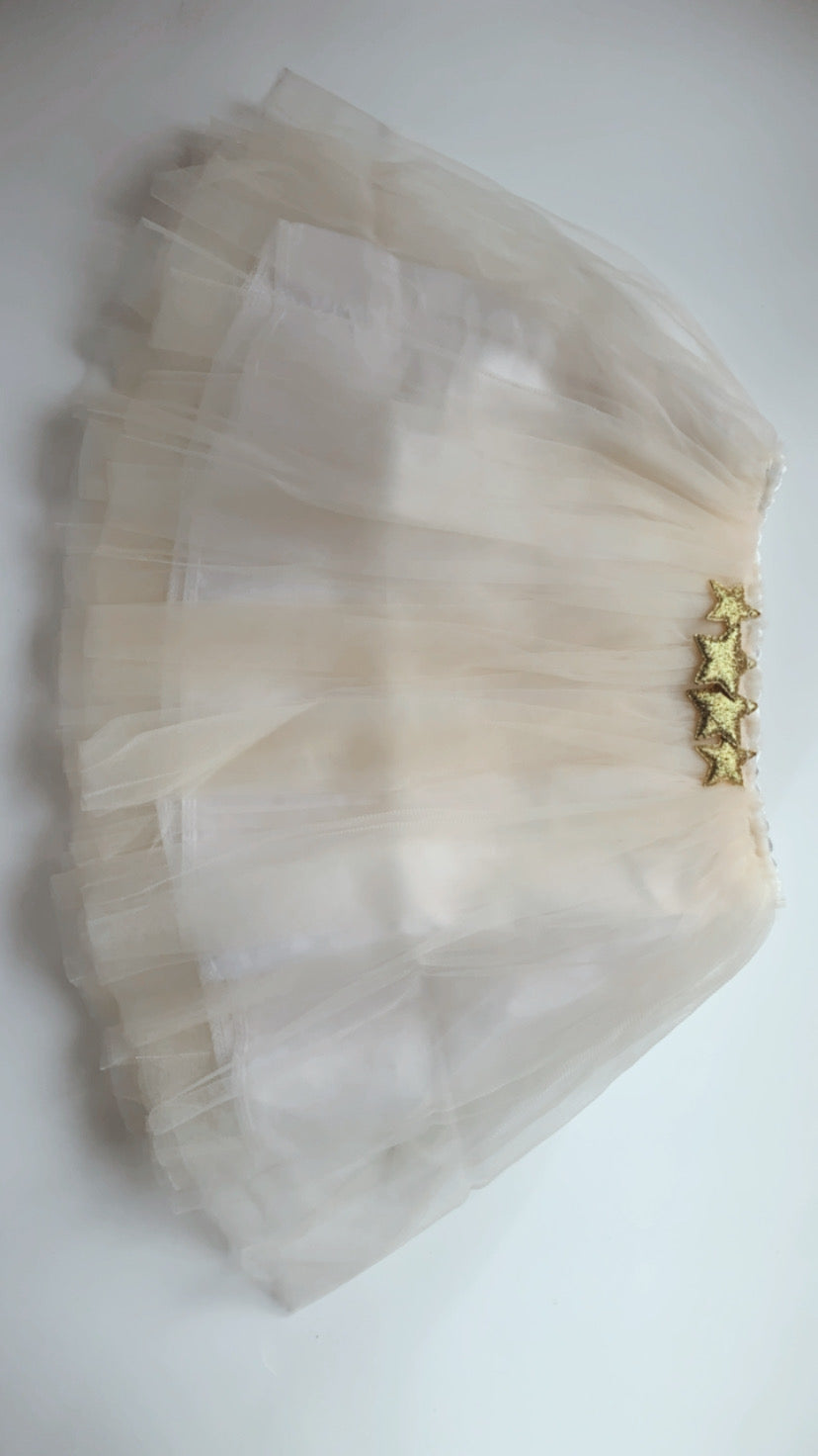 White Star Tulle Skirt 2T