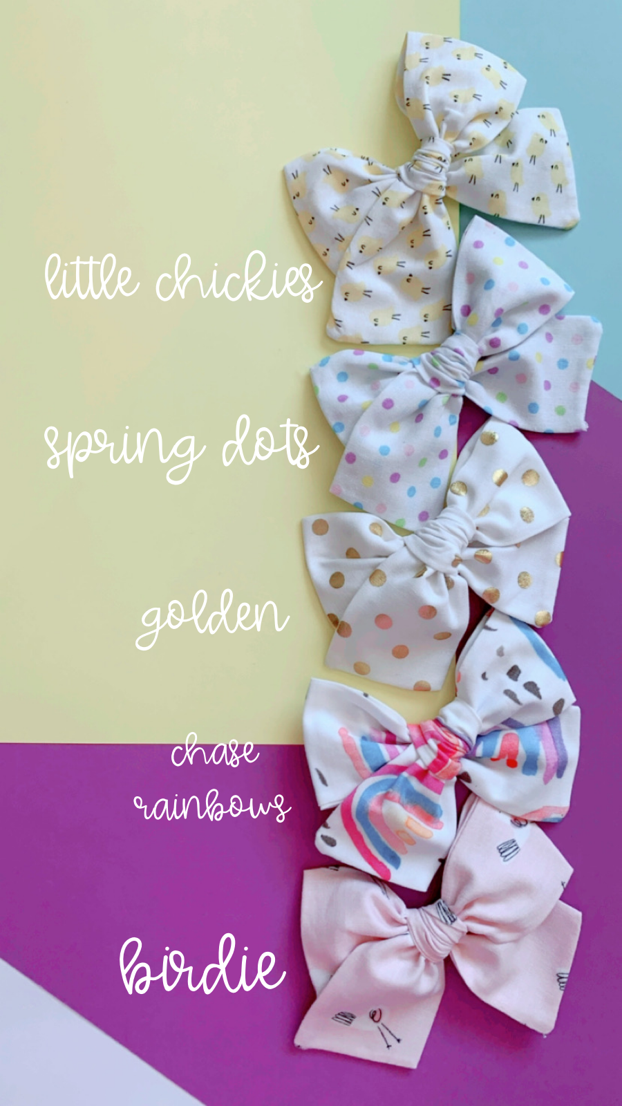 Oversized Easter Bows